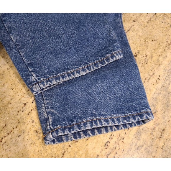 Vintage LL Bean Womens Size 16 P Relaxed Fit Plaid Cotton Lined Jeans Double L - Picture 11 of 16